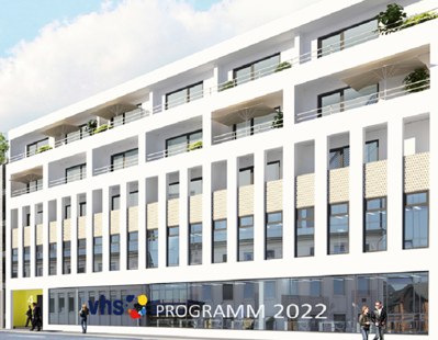 Visualisierung der Fassade von VHS und Adapt Apartments